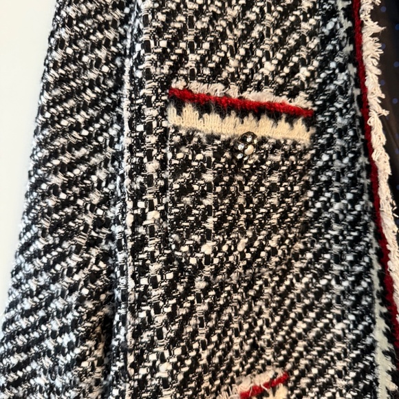 Zara Tweed Jacket Blazer - Picture 2 of 8